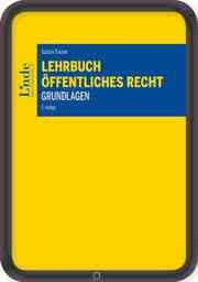 Cover von Lehrbuch Öffentliches Recht - Grundlagen