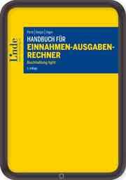 Cover von Handbuch für Einnahmen-Ausgaben-Rechner