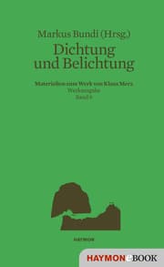 Cover von Dichtung und Belichtung