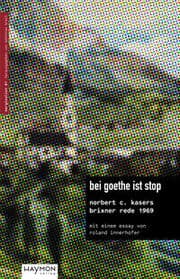 Cover von bei goethe ist stop