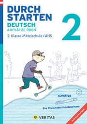 Cover von Durchstarten Deutsch 2. Klasse Mittelschule/AHS Aufsätze üben
