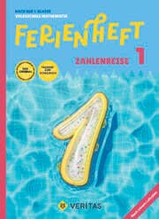 Cover von Ferienheft Zahlenreise 1. Klasse Volksschule. Lehrplan 2023