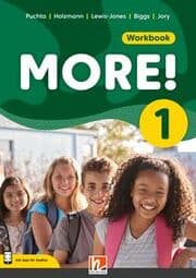 Cover von MORE 1 (Lehrplan 2023) Workbook + E-BOOK+