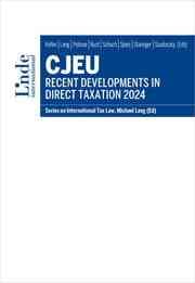Cover von CJEU - Recent Developments in Direct Taxation 2024