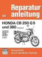 Cover von Honda CB 250 G5 und 360 (2 Zylinder) Baujahr 1974-1976