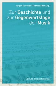 Cover von Zur Geschichte und Gegenwartslage der Musik
