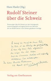 Cover von Rudolf Steiner über die Schweiz