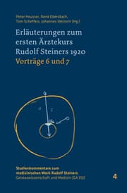 Cover von Erläuterungen zum ersten Ärztekurs Rudolf Steiners 1920