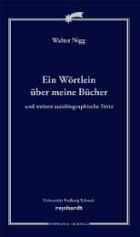 Cover von Ein Wörtlein über meine Bücher