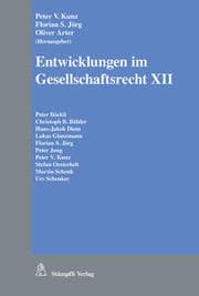 Cover von Entwicklungen im Gesellschaftsrecht XII