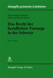 Cover von Das Recht der beruflichen Vorsorge in der Schweiz