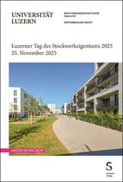 Cover von Luzerner Tag des Stockwerkeigentums 2025