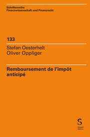Cover von Remboursement de l'impôt anticipé