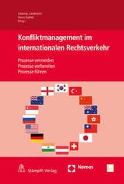 Cover von Konfliktmanagement im internationalen Rechtsverkehr