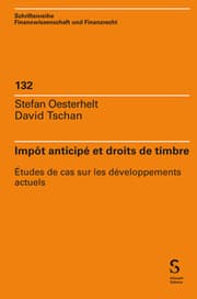 Cover von Impôt anticipé et droits de timbre