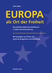 Cover von Europa als Ort der Freiheit