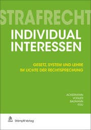 Cover von Strafrecht Individualinteressen