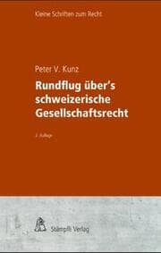 Cover von Rundflug übers schweizerische Gesellschaftsrecht