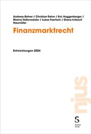 Cover von Finanzmarktrecht