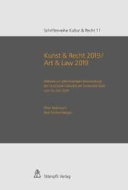 Cover von Kunst & Recht 2019 / Art & Law 2019