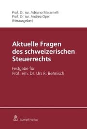 Cover von Aktuelle Fragen des schweizerischen Steuerrechts