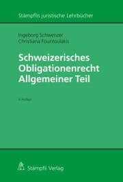 Cover von Schweizerisches Obligationenrecht Allgemeiner Teil