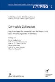 Cover von Der soziale Zivilprozess