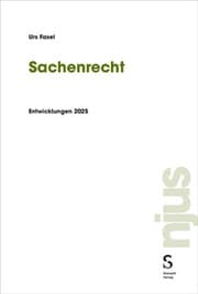 Cover von Sachenrecht
