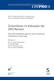 Cover von Zivilverfahren im Kielwasser der StPO-Revision