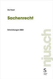 Cover von Sachenrecht
