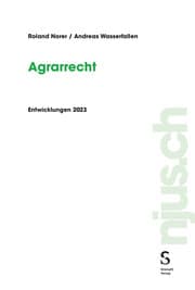 Cover von Agrarrecht