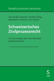 Cover von Schweizerisches Zivilprozessrecht