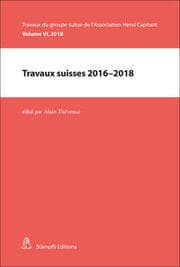 Cover von Travaux suisses 2016-2018