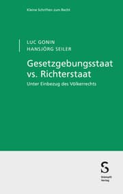 Cover von Gesetzgebungsstaat vs. Richterstaat