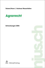 Cover von Agrarrecht
