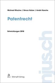 Cover von Patentrecht