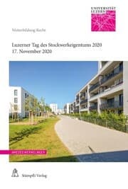 Cover von Luzerner Tag des Stockwerkeigentums 2020