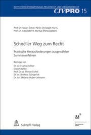 Cover von Schneller Weg zum Recht