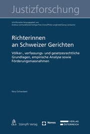 Cover von Richterinnen an Schweizer Gerichten