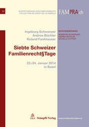 Cover von Siebte Schweizer Familienrecht§Tage