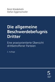 Cover von Die allgemeine Beschwerdebefugnis Dritter