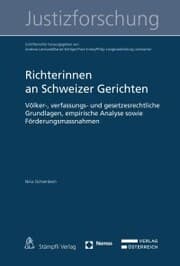 Cover von Richterinnen an Schweizer Gerichten