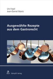 Cover von Ausgewählte Rezepte aus dem Gastrorecht