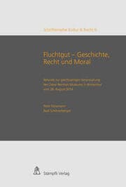 Cover von Fluchtgut - Geschichte, Recht und Moral