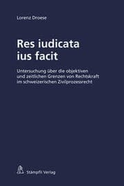 Cover von Res iudicata ius facit