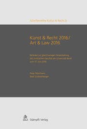 Cover von Kunst & Recht 2016 / Art & Law 2016