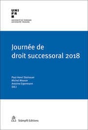 Cover von Journée de droit successoral 2018