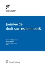 Cover von Journée de droit successoral 2018