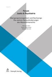 Cover von Übergangsmanagement und Nachsorge: Die wahren Herausforderungen des Massnahmerechts