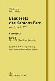Cover von Baugesetz des Kantons Bern vom 9. Juni 1985 Bd 1